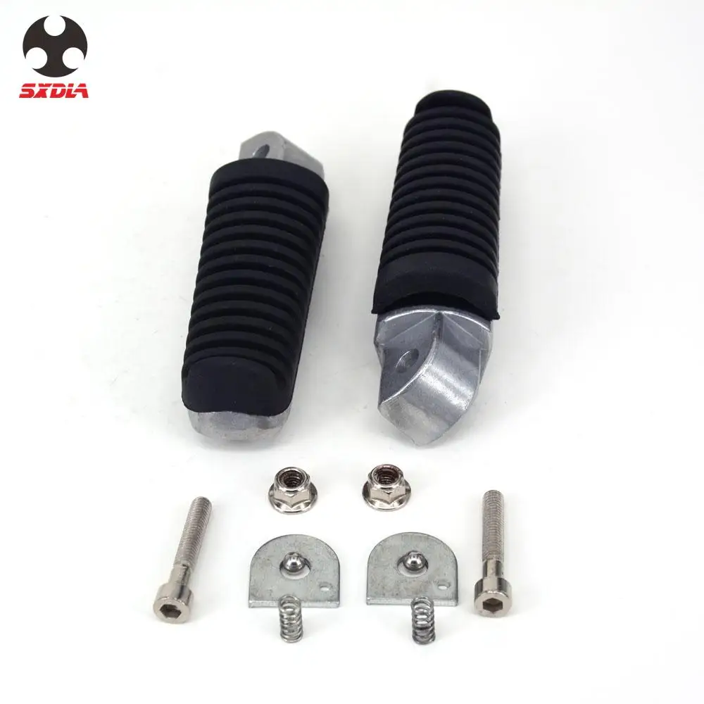 Street Bike Rear Foot Pegs Footrest Pedal For Yamaha FJR 1300 FZ1 FZ 400 FZ6 FZ6R XJR 400 XJR 1200 XJR 1300 XJ6 Motorcycle