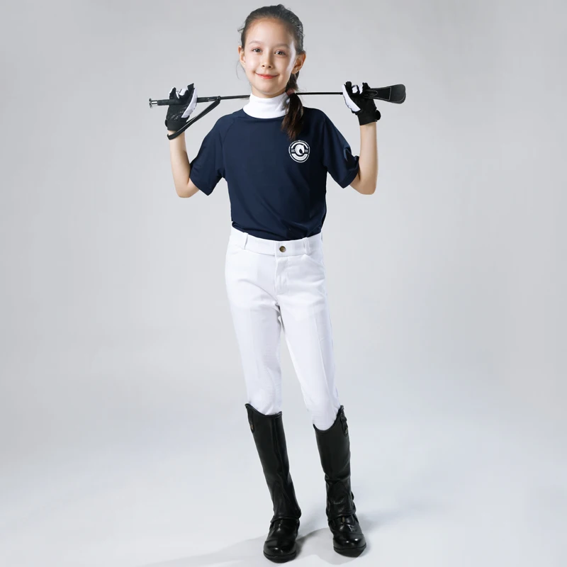 Cavassion Children's breeches  Ridding  Silicone half breeches Anti-slip and anti-wear 8103085 5