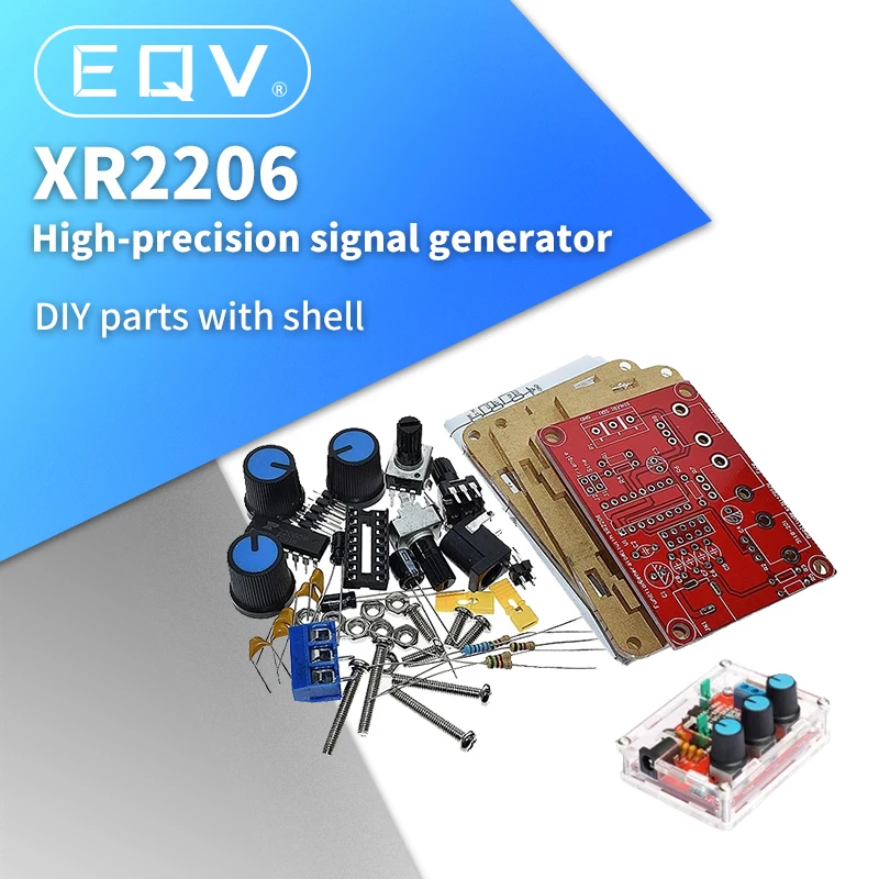 9-12V DC XR2206 Function Signal Generator DIY Kit Sine/Triangle/Square Wave US 