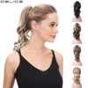 DELICE Short Curly Claw Ponytails Ombre Hair Extensions Synthetic Clip-in Little Pony Tail Hairpieces 1