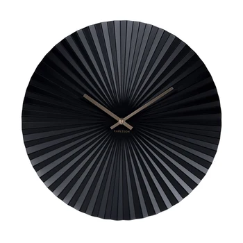 

Silent Fashion Wall Clock Nordic Modern Design Black Metal Art Wall Clock Simple Round Creative Relogio Parede Home Clock DL50WC