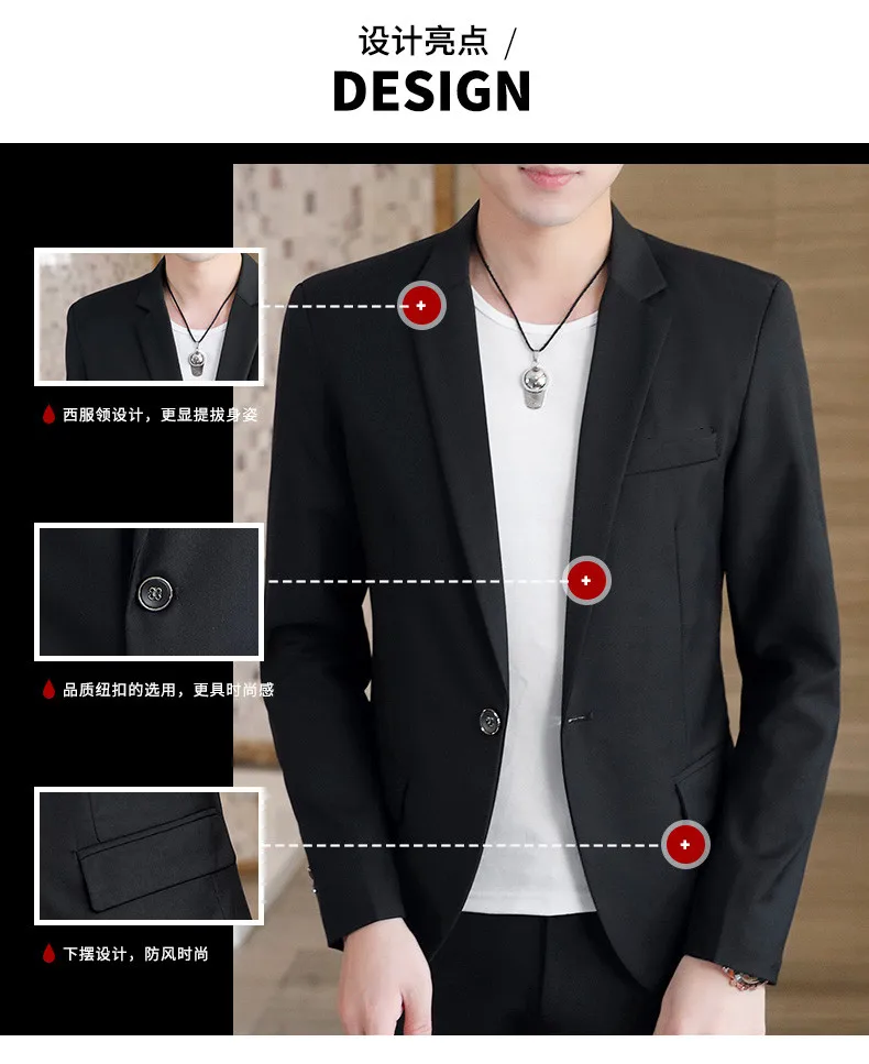 casual blazer M-5XL Spring Autumn New Blazer Men's Oversized Suit Jackets Casual Man Clothes Streetwear Coat Business Suit Costume Homme Tops casual blazer