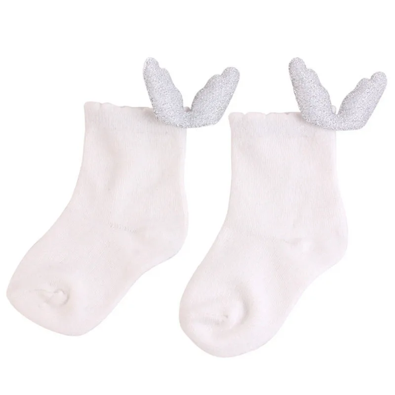 White Socks Одежда для малышей, аксессуары, милые сетчатые тонкие хлопковые носки с крыльями для новорожденных девочек и мальчиков, яркие цвета, Детские аксессуары, тонкие носки - Цвет: White Socks