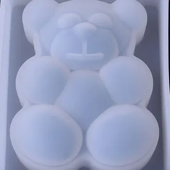 

Crystal Epoxy Resin Mold 3D Bear Aromatherapy Plaster Casting Silicone Mould DIY J78F