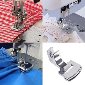 

2019 Sliver Rolled Hem Curling Presser Foot For Sewing Machine Sewing Accessories Hot Sale 1Pcs