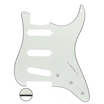 Звукосниматель для гитары SSS с одной катушкой Alnico 5 Электрическая Гитара Pickguard проводка - Цвет: 6