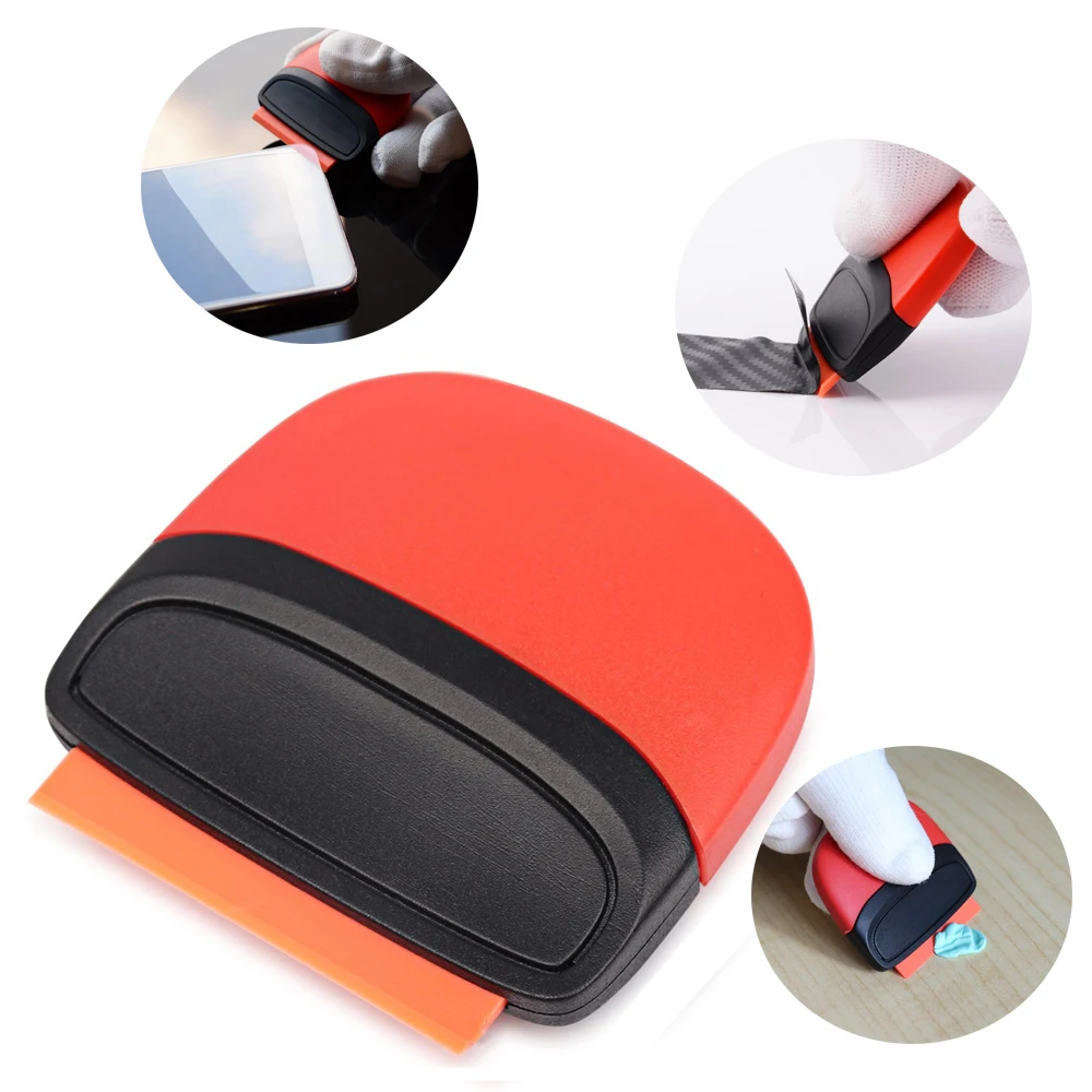 Foshio Vinile Vetro Forno Detergente Per Ceramica Rasoio Raschietto Pellicola In Fibra Di Carbonio Adesivi Decalcomanie Rimuovi Finestra Automatica Ti