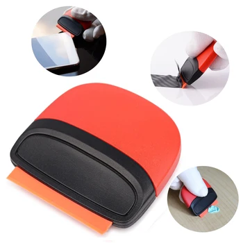 

FOSHIO Vinyl Razor Scraper for Carbon Fiber Film Sticker Decals Remove Glass Ceramic Cleaner Auto Window Tint Wrapping Squeegee