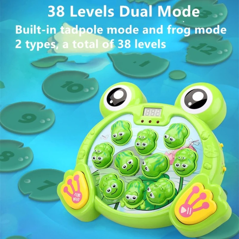 Children's Hamster Educational Toys Early Education Nursery Rhymes Story Beat Mouse Game Electric Frog Game Machine 3