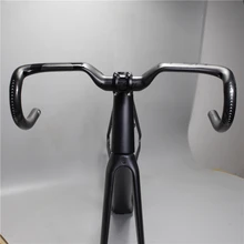 

2022 New BALUGOE carbon fiber carbon fiber highway bicycle thighed handle carbon handlebar road bike handlebar 400 420 440MM