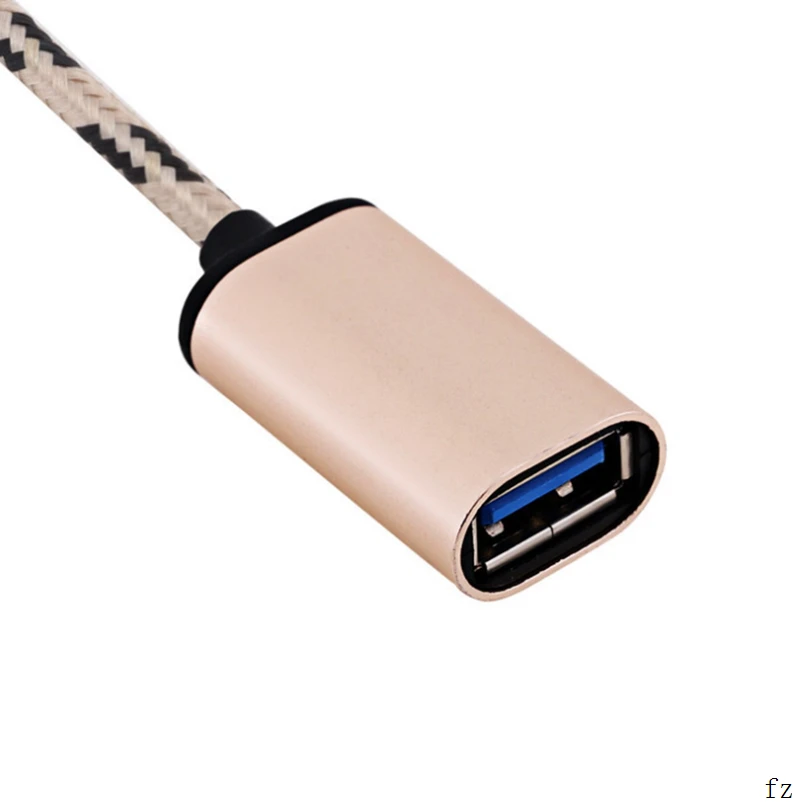 50 шт. type-C USB 3,1 мужской к USB женский OTG адаптер для samsung type-A женский кабель-адаптер для huawei для Oppo