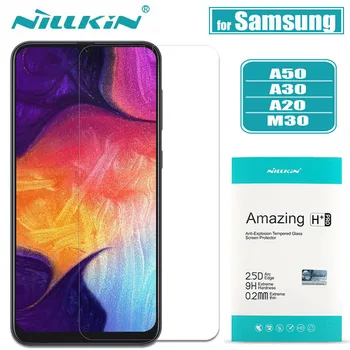 

Nilkin for Samsung Galaxy A50/A30/A20/M30 Glass Screen Protector Nillkin 9H Hard Clear Safety Tempered Glass for A50 A30 A20 M30