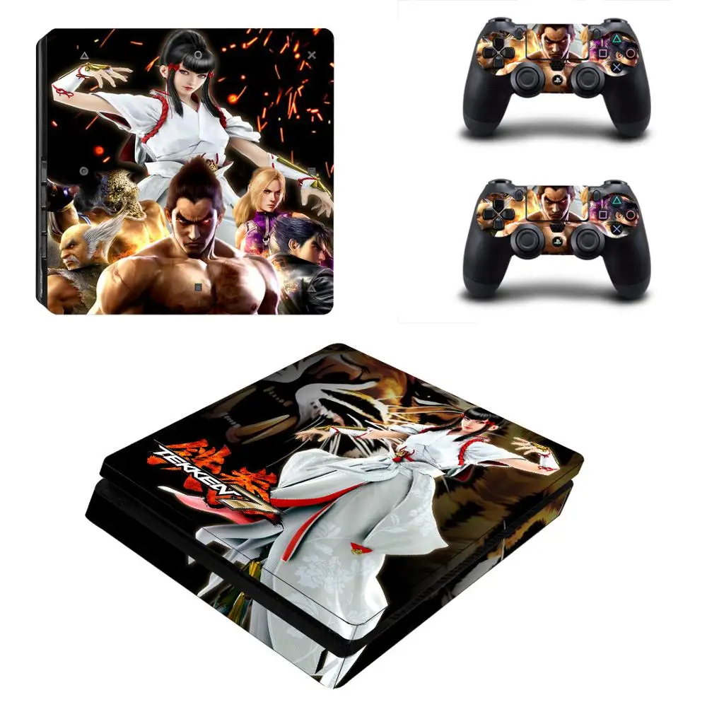 Наклейки для игровых приставок Tekken 7 PS4 Slim s Play station 4 наклейки PlayStation консоль и