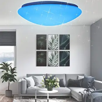

Modern RGB 36W LED Ceiling Lights with Remote Control Light Ceiling Lamp RGB Dimmable Bedroom Ceiling Light 114LEDs AC180-265V