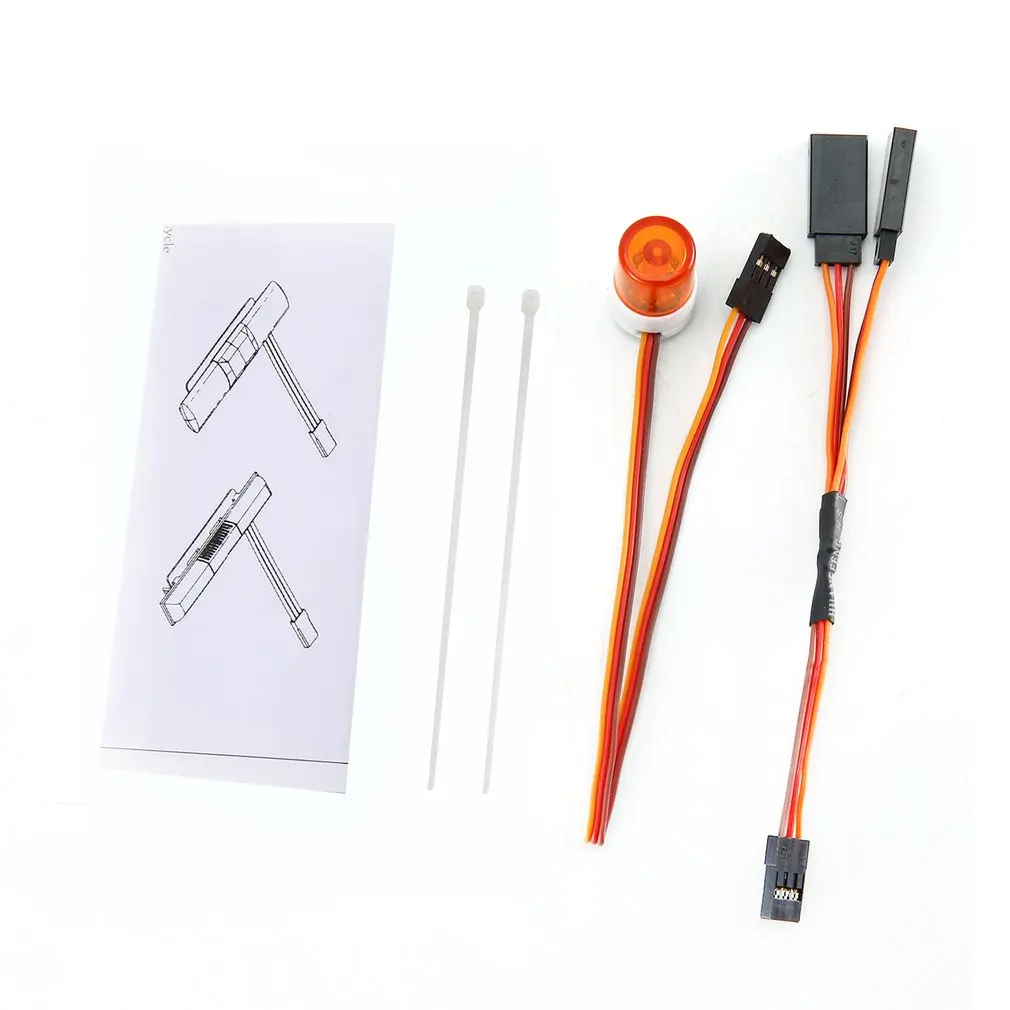 

Brighter 13*18mm LED Light with Strobing-blasting/Flashing/Rotating Function for 1/10 RC Car 1/14 Tamiya Tractor Truck