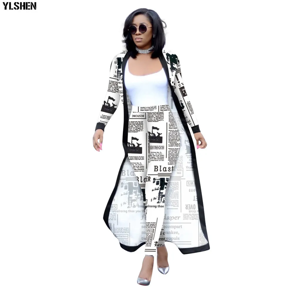 Print African Dresses for Women 2 Piece Set Dashiki Plus Size African Clothes Africa Clothing Pants Suit Bazin Robe Africaine 32