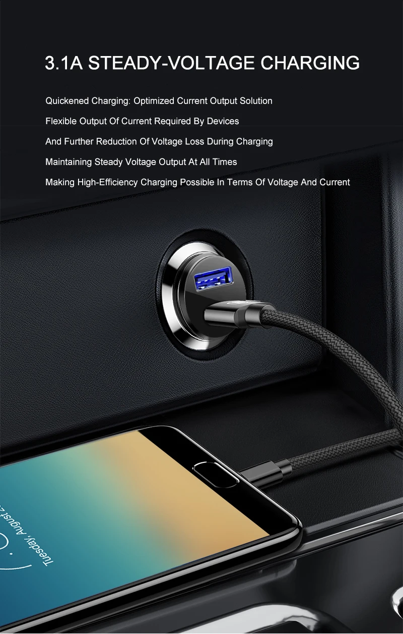 3.1A мини USB Автомобильное зарядное устройство для мобильного телефона планшета gps быстрое зарядное устройство автомобильное зарядное устройство двойной USB автомобильный адаптер зарядного устройства для телефона в автомобиле