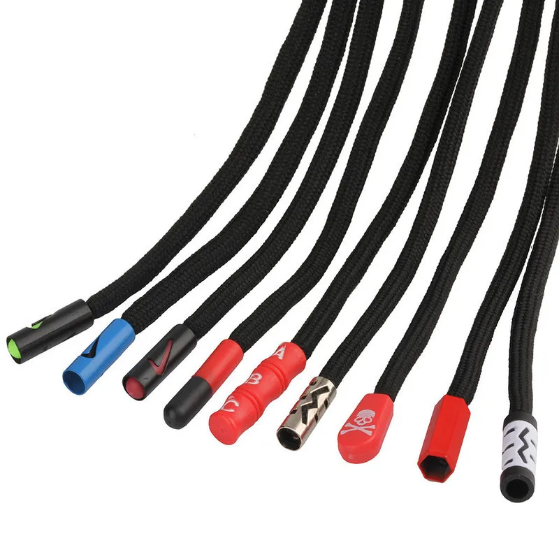 Хлопковые шнурки для одежды 4 шт. аксессуары спортивных брюк с металлическим