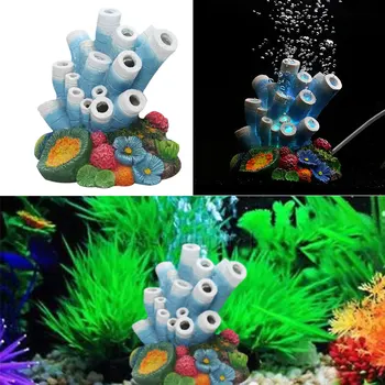 

Decoration Tank Ornament Coral Aquarium Air Bubble Oxygen Pump Shape Fish Tank Ornament Fish Aquarium Decor Stone Landscaping