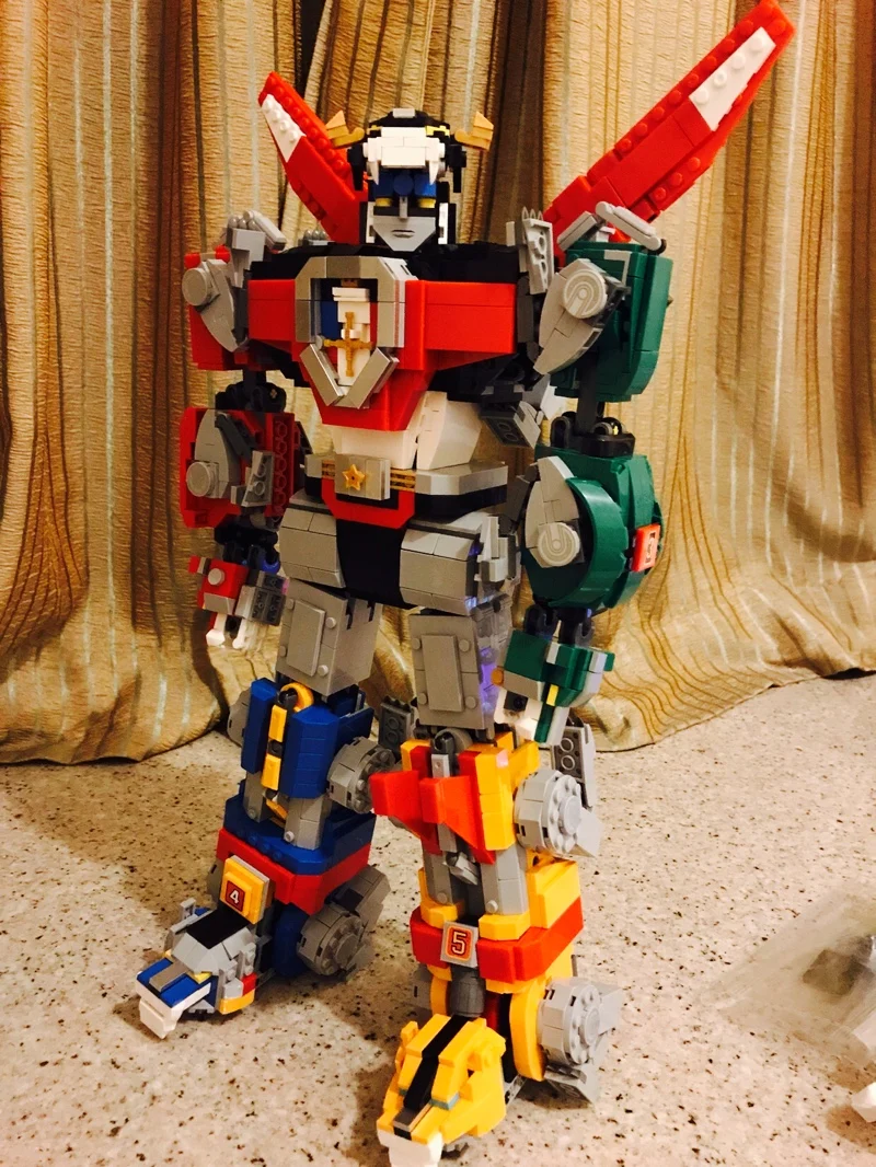 Строительные блоки серии Voltron King Defender Of The Universe материалы для фильмов Набор