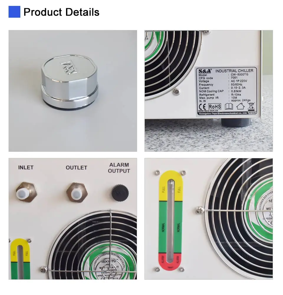 Industrial Water chiller CW5000 12