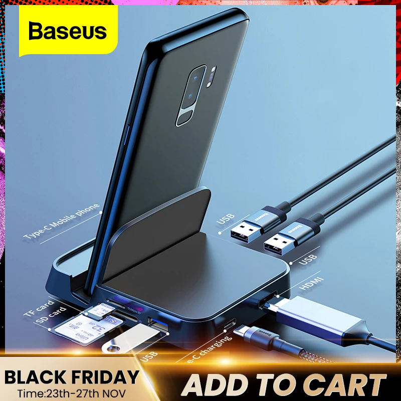 Baseus Type C HUB Docking Station For Samsung S10