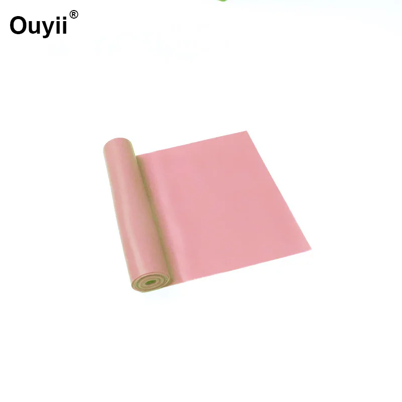 pink 1.8m Пояса для йоги, тренажерного зала, оборудование для упражнений, эластичная фитнес-лента, набедренные плечи, танцевальная тренировочная лента, 1,5/1,8/2 м, спортивные резинки для пилатеса - Цвет: pink 1.8m