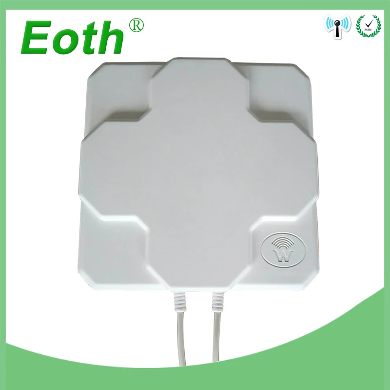 4G LTE Антенна N Мужской Женский SMA наружная панель 18dbi 698-2690MHz белый черный антенна mimo внешняя антенна для беспроводного маршрутизатора