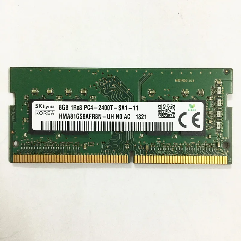 Obtenga esto Sk hynix DDR4 RAMS 8GB 1Rx8 PC4-2400T-SA1-11 DDR4 8GB 2400MHz memoria del ordenador portátil AjXNegamK1j