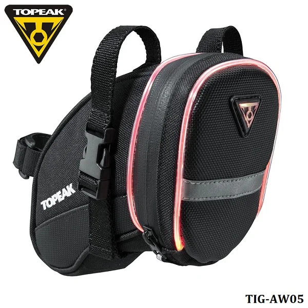 Topeak на танкетке Аэро iGLOW MTB сзади мешок с предохранителем и универсальным питанием-от источника переменного или светильник Подседельный штырь для горного велосипеда чемоданчик для шоссейного велосипеда сумка на плечо сумка для езды на велосипеде для хранения корзина - Цвет: TIG-AW05