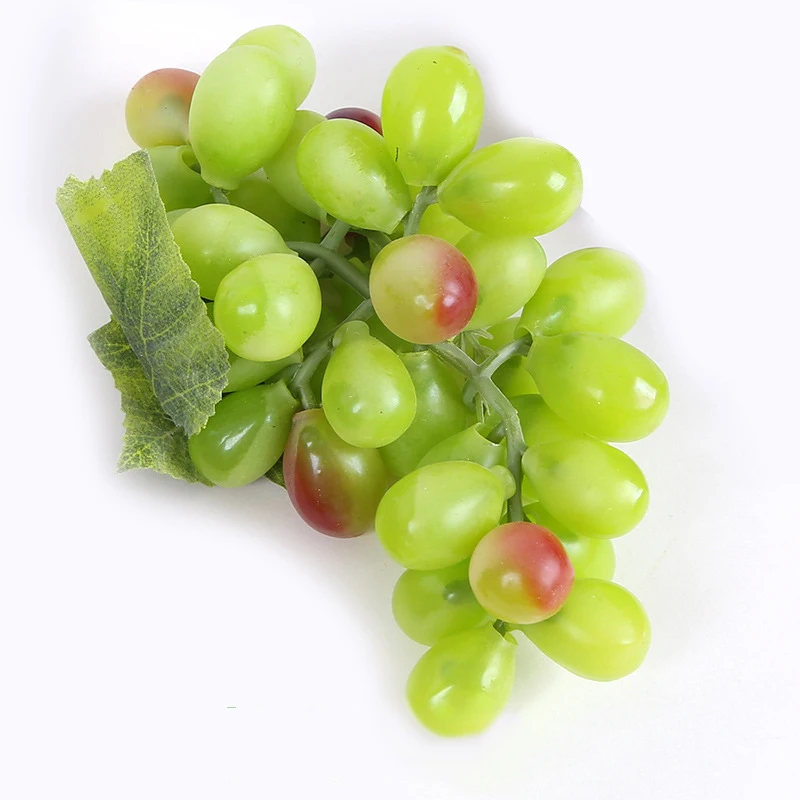 16cm Simulation Party Fruit Plastic Home Garden Decor Bunch Of 36 Grapes Wedding