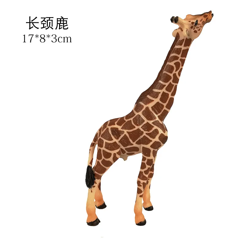 

Simulated Animal Paradise Giraffe Model Wild Animal Stag Decoration Children Environmentally Friendly Plastic Deer