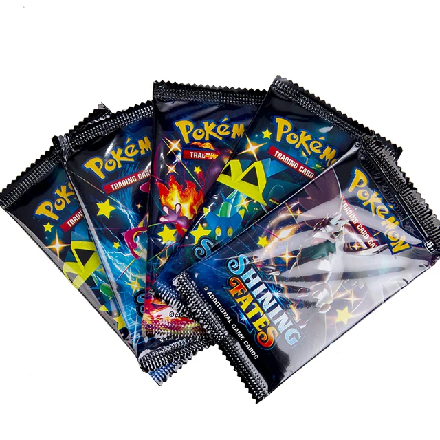 324Pcs Box Pokemon Card Shining Fates Style English Booster Battle Carte Trading Card Game Collection Cards Toys Kids Gifts 5
