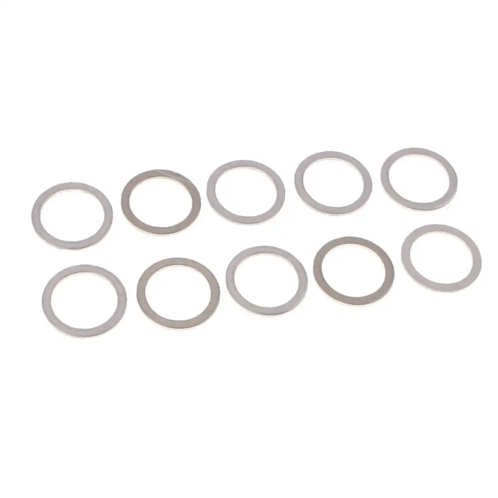 10Pcs 18 ID 24mm OD Oil Drain Plug Crush Washers Gaskets Aluminum Alloy For Toyota for Lexus oil drain plug gasket,oil drain plug seal washer