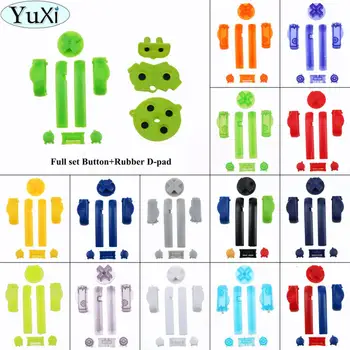 

YuXi Colorful Buttons and Accessory For Gameboy Advance Replacement Keypads L R A B Button For GBA D Pads Power ON OFF Button