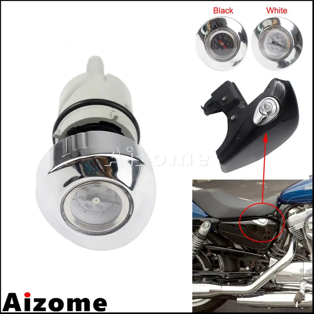 Moto Tappo Olio Temp Gauge Temperatura Asta Di Livello Per Harley Sportster Low Superlow Xl883L 05-19 Quaranta-Otto Speciale 2018-2019