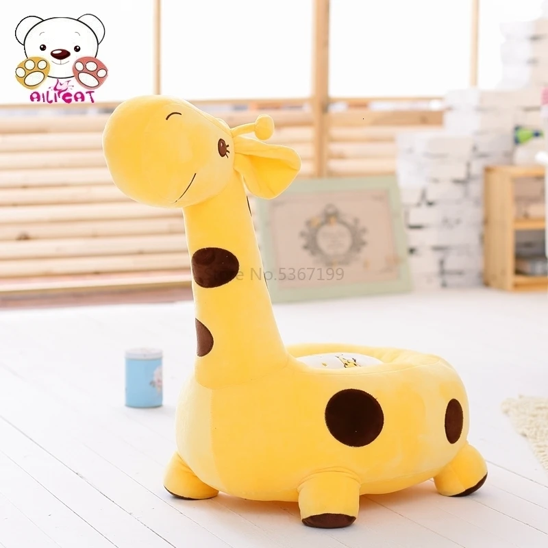 Plush Toy Dinosaur Sofa Children's Sofa Seat Pillow Cushion Lazy Cushion Sofa Chair Tatami Cushion Quality Filling - Цвет: Темно-серый