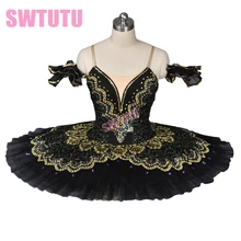 Классическая балетная пачка черного лебедя для взрослых, балетный костюм, красная профессиональная балетная пачка, черная балетная пачка для выступлений BT8941