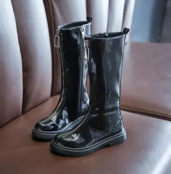 

Children Snow Boots For Girls Suede Warm Plush Boots Kids Waterproof Casual Shoes Fashion High Quality Martin Boots