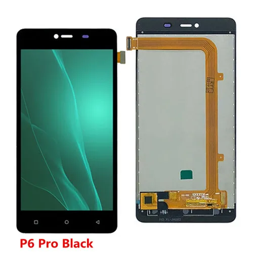 P6 Pro Black Condor Plume P6 Pro LTE LCD Display Touch Screen Sensor Digiziter Complete Assembly - Цвет: P6 Pro Black