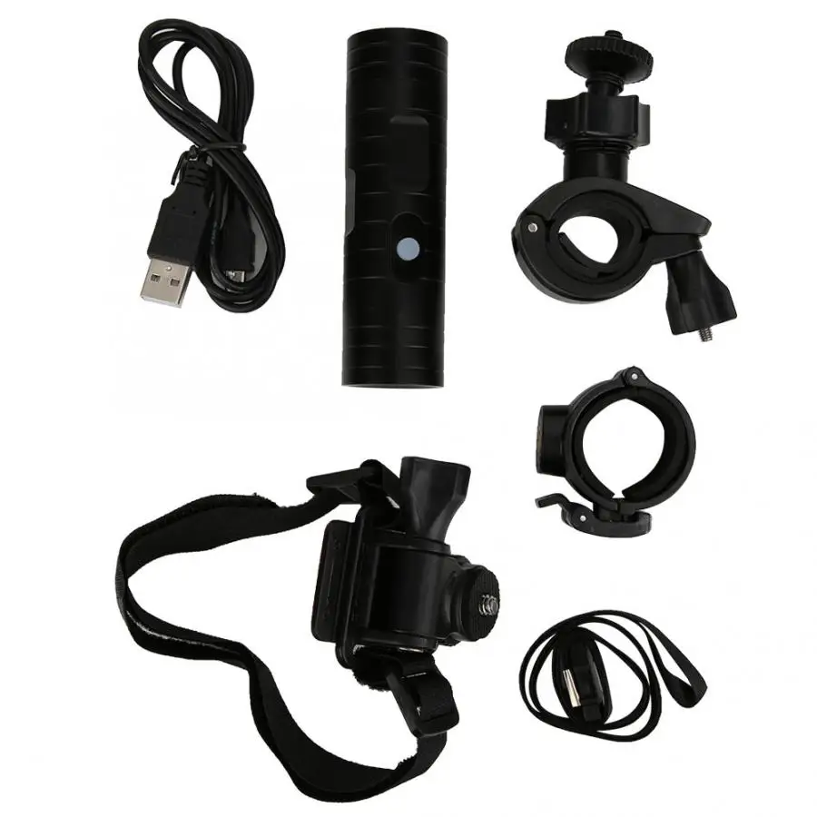170 Vision Mini Waterproof Sports Action Camera форма фонарика DV Camcorder для наружного альпинизма езды на