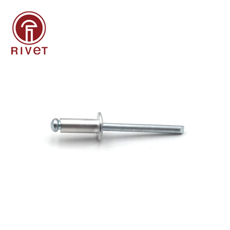 

DIN EN ISO 15977 50/100 PCS M4.8 Aluminum And Iron Round Head Multi-Size High-Quality Rivets Blind Rivets