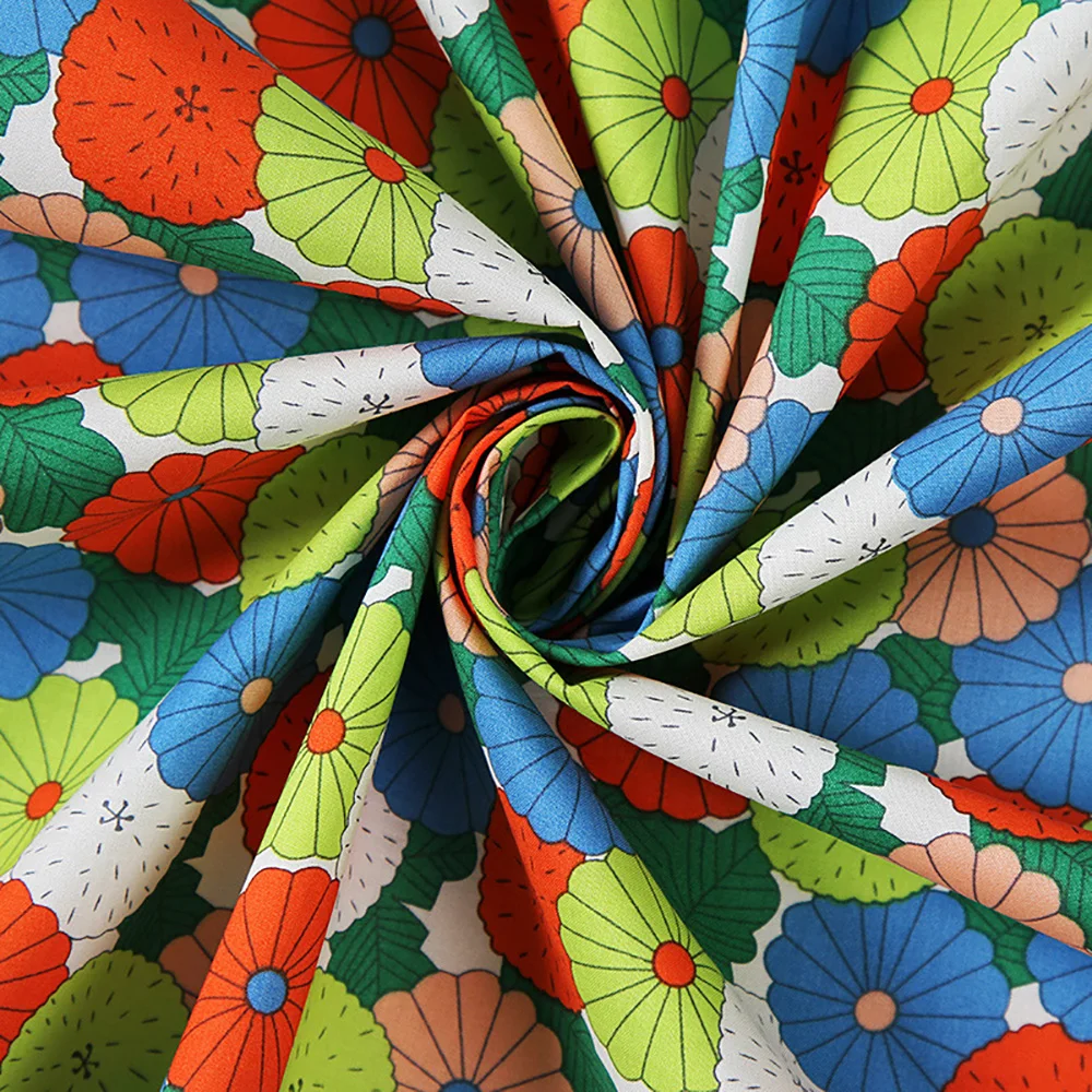 Lychee Life 50x140 см печатная ткань модные красочные ткани Ручное шитье для поделок одежда поставки украшения