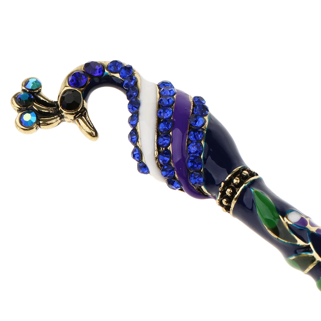 Fashion Hair Decorative Chinese Traditional Style Women  Hair Stick Hairpin Hair Making Accessory with Rhinestones