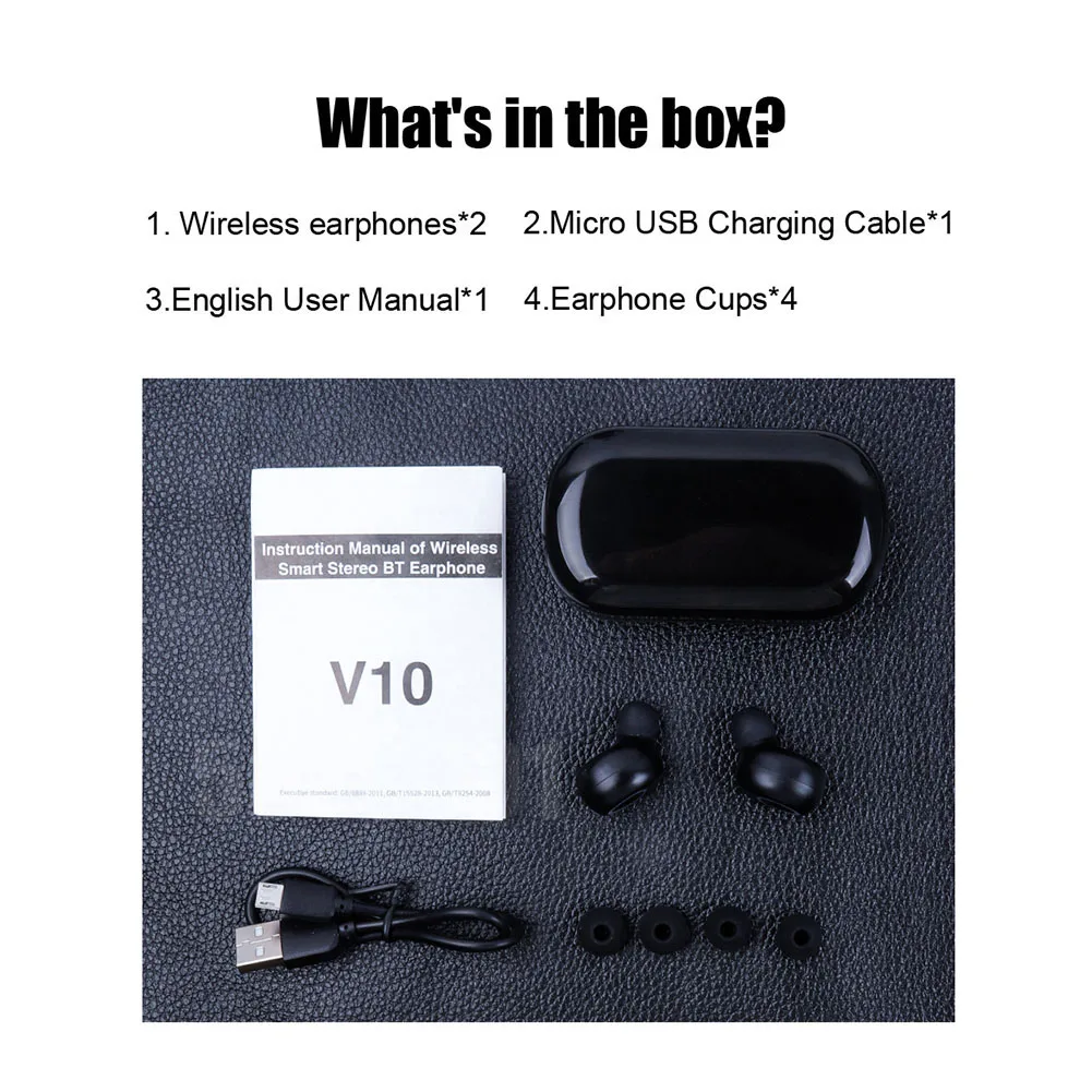 Tws bluetooth fone de ouvido com микрофон дисплей led sem fio bluetooth fones de ouvido A prova водонепроницаемый