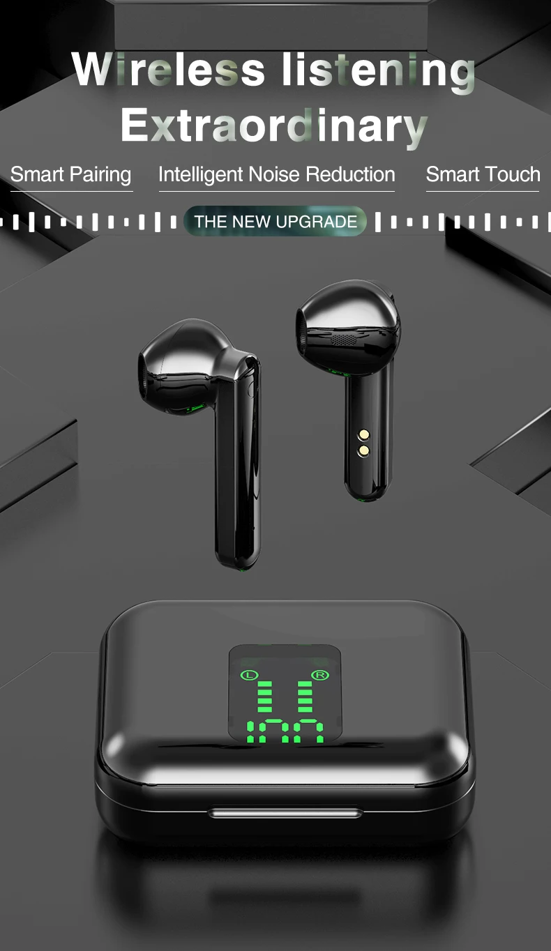 Wireless Earbuds Air 2s TWS Earphone LED Display Bluetooth Headphone With Dual Mic PK Air 2 SE Airdots S Noise Reduction Earbuds