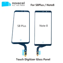 Novecel-digitalizador de pantalla táctil para Samsung Galaxy S8 plus G955 Note8 N950, Panel de cristal frontal con Sensor de pantalla táctil