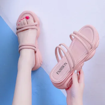 

New Summer Women Beach Shoes Soft and Comfortable Outdoor Sandals Platform Sandals Platform Sneakers Ladies Sports Shoes NVLX44