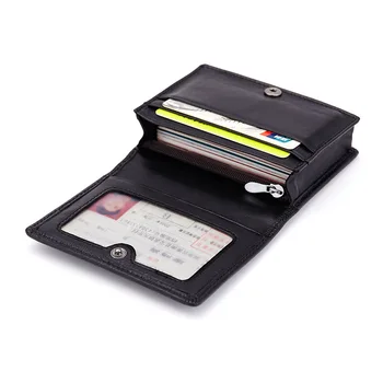 

Sheep Leather Business Card Holder for Men WOmen Knitting Leather Bank Credit Card Holder Wallet Multi-functional Case Pocket