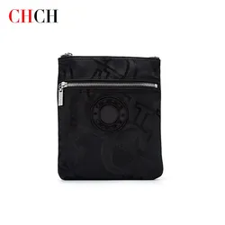 CHCH Men Baiefcase Solid Black Color Large Space Fashion Handbag for Adult Commuting 2021 New